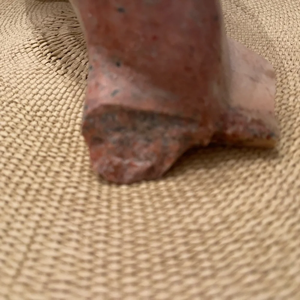 Heavy Carved Dolphin Sculpture- 10” Long Weight; 4.12 POUNDS